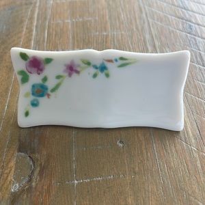 # 8 Floral Ceramic writable Place or Food Labels